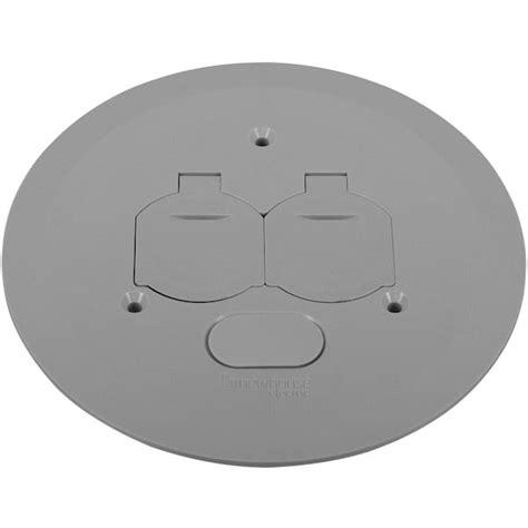 round oversized electrical floor plate